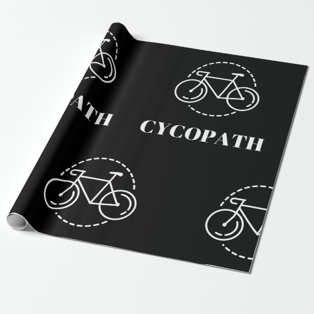 Cycling Cycopath Wrapping Paper (Unrolled)