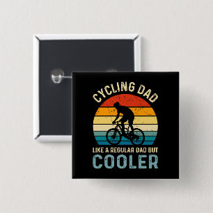 Cycling Dad   Cyclist   Cycologist   Adventure 15 Cm Square Badge