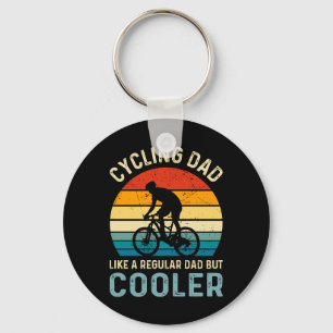 Cycling Dad Cyclist Cycologist Adventure Key Ring