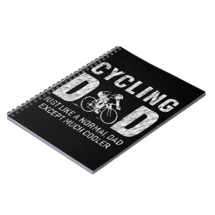 Cycling Dad Gifts For Father Cycling Cool Dad Notebook