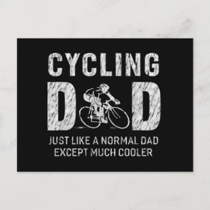 Cycling Dad Gifts For Father Cycling Cool Dad Postcard