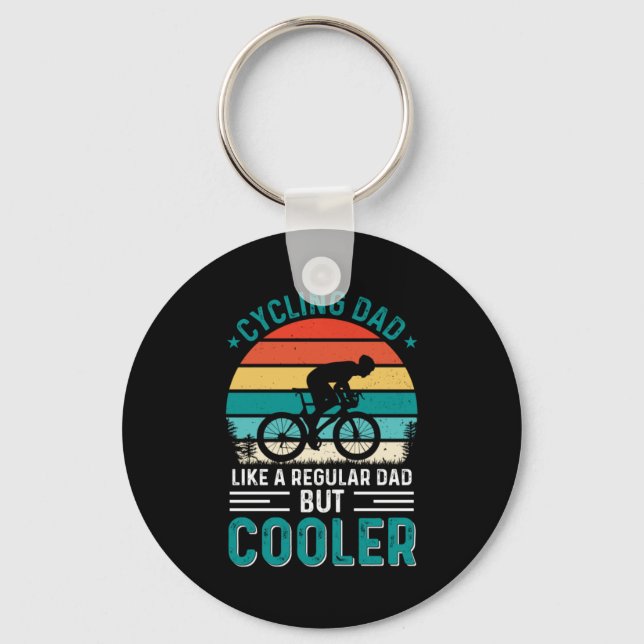 Cycling Dad Key Ring (Front)