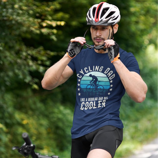 Cycling Dad Like a Regular Dad But Cooler Fun T-Shirt (Creator Uploaded)