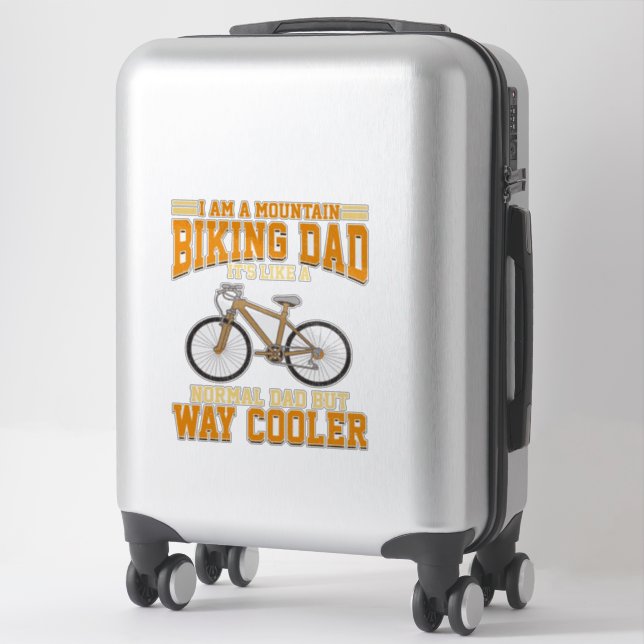 Cycling Dad Mountain Biker Like A Normal Papa (Suitcase)