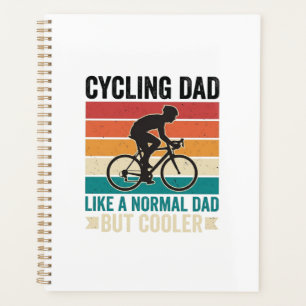 Cycling Dad Vintage Biker Father T-Shirt Design_1 Planner