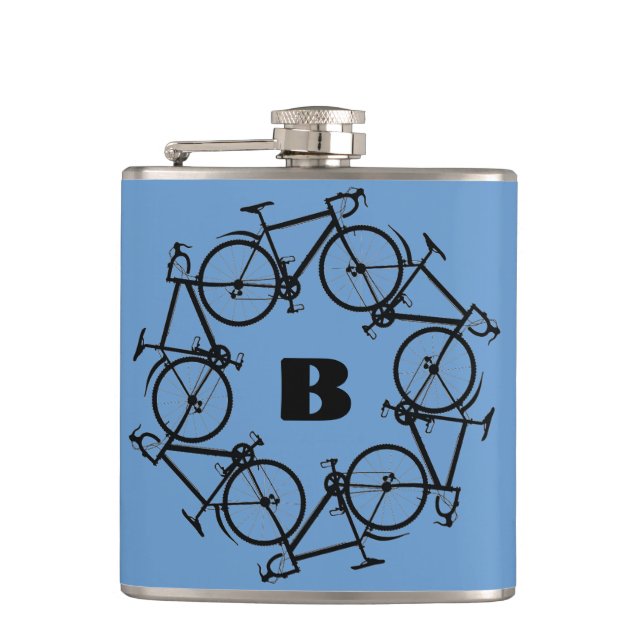 Cycling Design Flask (Front)