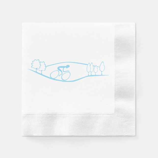 Cycling Design Napkin (Front)