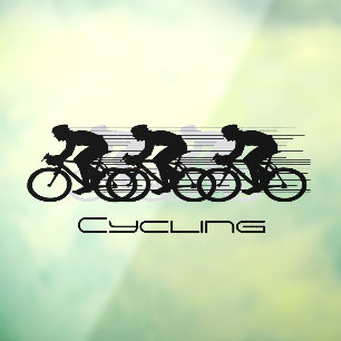 Cycling Design Window Cling
