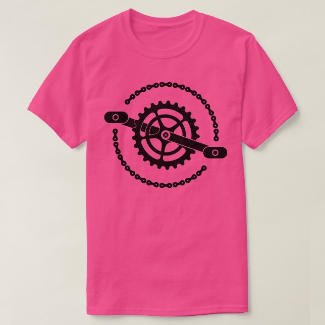 Cycling Drivetrain 2 T-Shirt (Design Front)