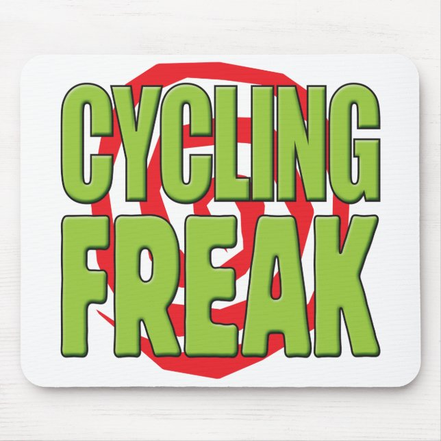 Cycling Freak G Mouse Mat (Front)