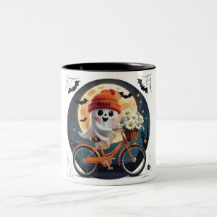 Cycling Ghost Two-Tone Coffee Mug