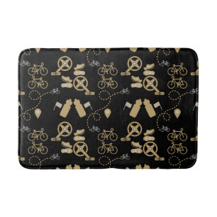 Cycling Gift Print Bath Mat
