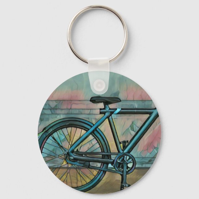 Cycling gifts for dad key ring (Front)