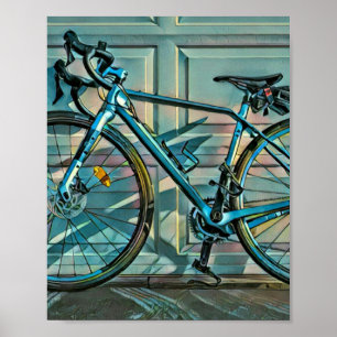 Cycling gifts for dad poster