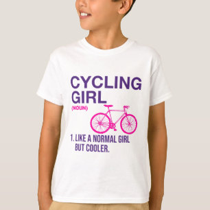 Cycling Girl Definition Cycologist Mountain Bike B T-Shirt