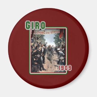 Cycling Giro 1909 Italy flag Retro Vintage Art Magnet