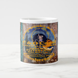 CYCLING GoBIKE GRAVEL MTB MOUNTAIN HYBRID BICYCLES Large Coffee Mug