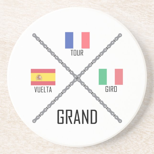 Cycling Grand Tours Coaster (Front)