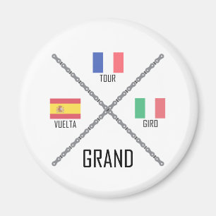 Cycling Grand Tours Magnet