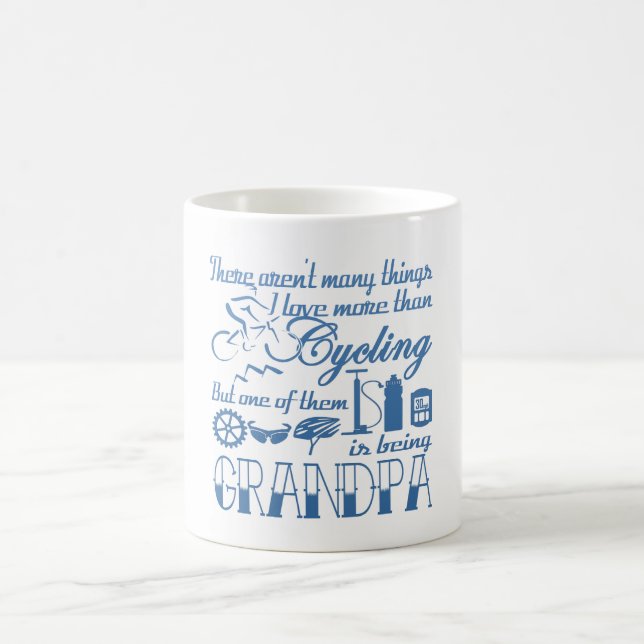Cycling Grandpa Coffee Mug (Center)