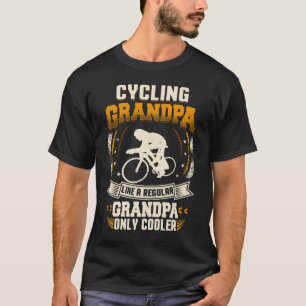 Cycling Grandpa Regular Grandpa Only Cooler T-Shirt