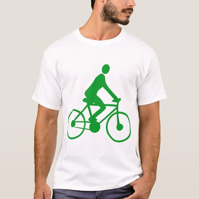 Cycling - Grass Green T-Shirt (Front)