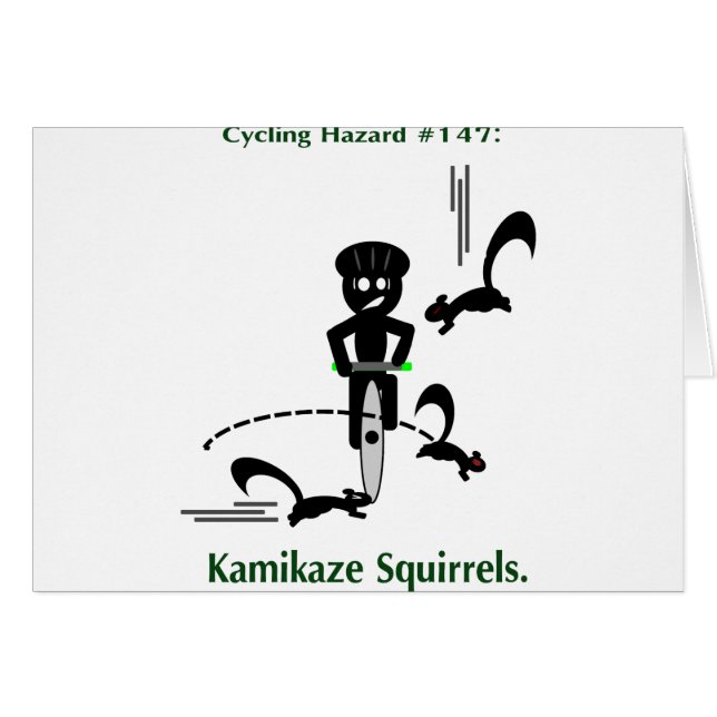 Cycling hazard: kamikaze squirrels (Front Horizontal)