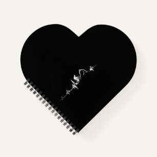 Cycling Heartbeat Racing Bicycle Mountain Bike Notebook