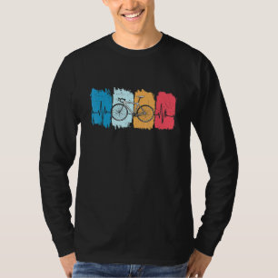 Cycling Heartbeat Racing Bicycle Pulse Line Bike C T-Shirt
