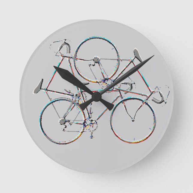 cycling ideas round clock (Front)