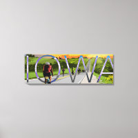 Cycling in Iowa Canvas Art