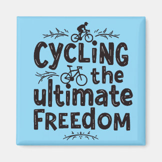  Cycling in Style Magnet