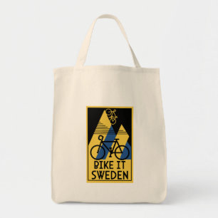 Cycling In Sweden Tote Bag