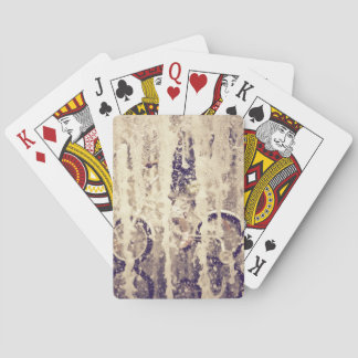 Cycling in the Rain Playing Cards