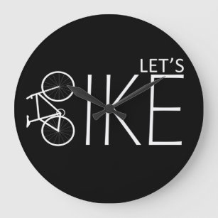  cycling inspirational quotes large clock