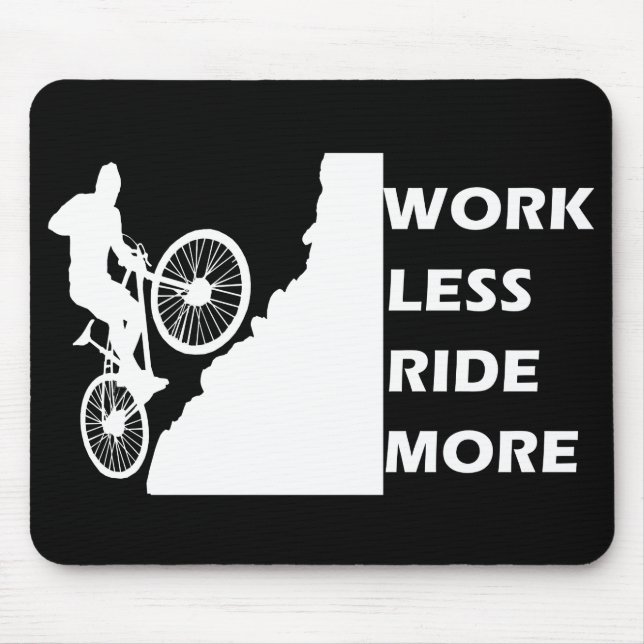 cycling inspirational quotes mouse mat (Front)