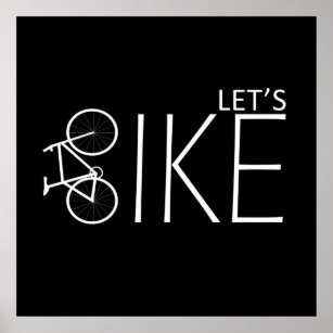  cycling inspirational quotes poster