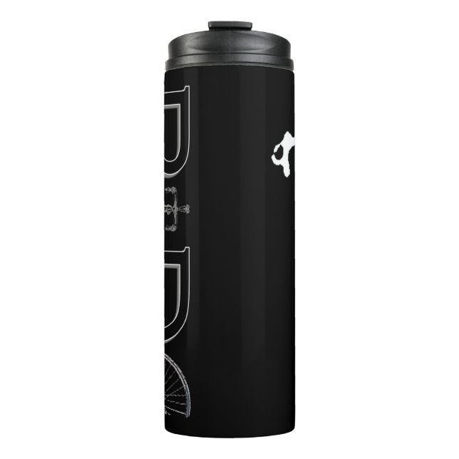 Cycling-Inspired Travel Tumbler (Front)