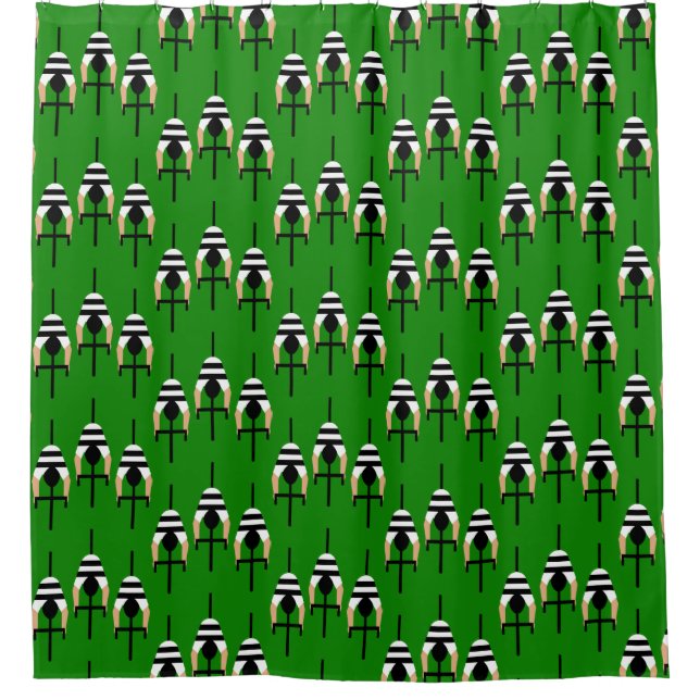 Cycling Ireland Shower Curtain (Front)