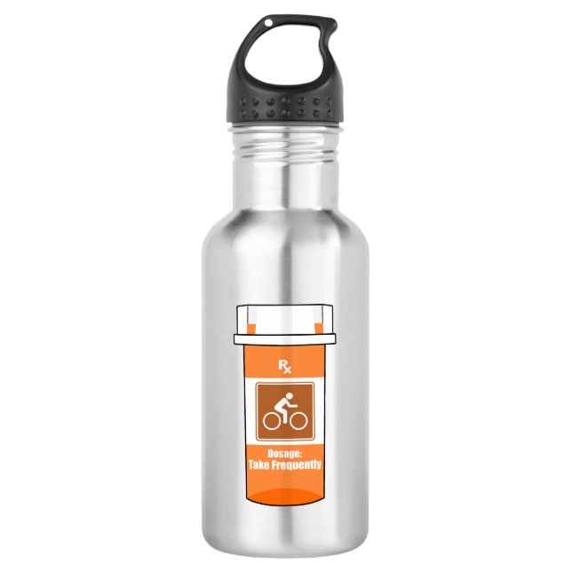 Cycling Is My Drug 532 Ml Water Bottle (Front)