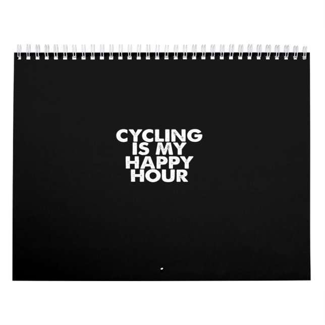 cycling  is my happy hour calendar (Cover)