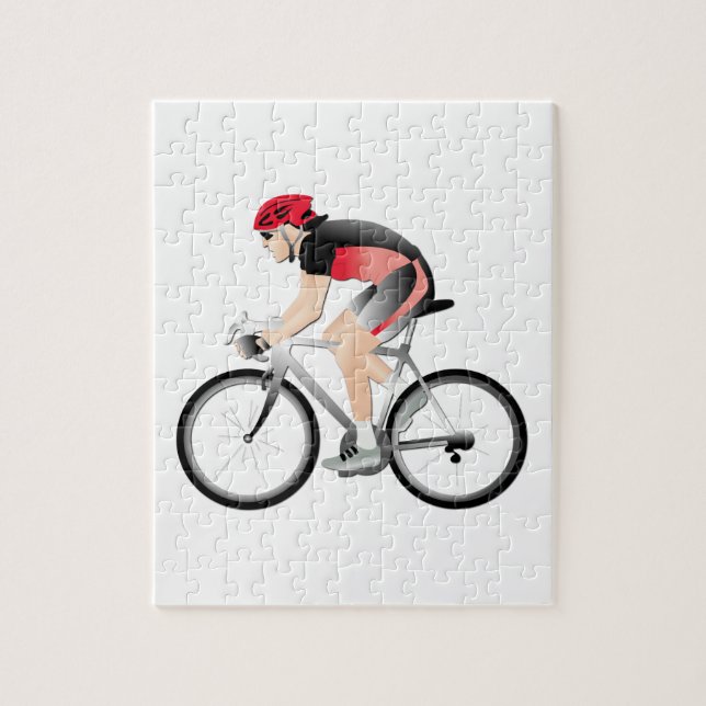 Cycling Jigsaw Puzzle (Vertical)