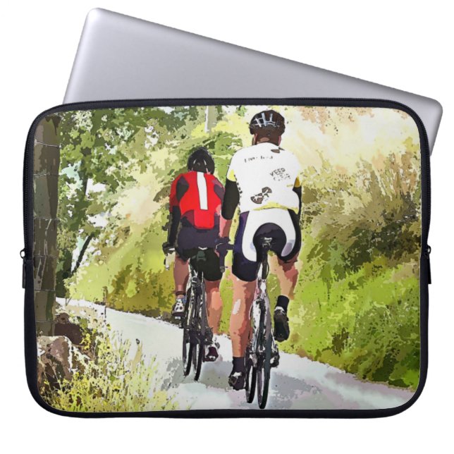 CYCLING   LAPTOP SLEEVE (Front)