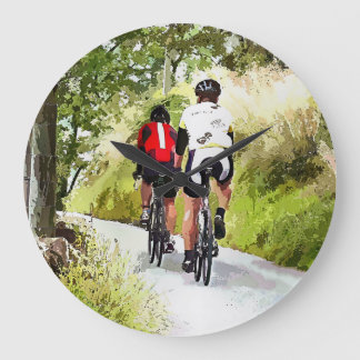 CYCLING LARGE CLOCK