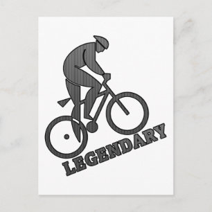 Cycling Legendary Postcard