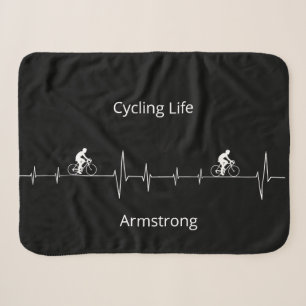 Cycling Life, Heartbeat customisable Sherpa Blanket