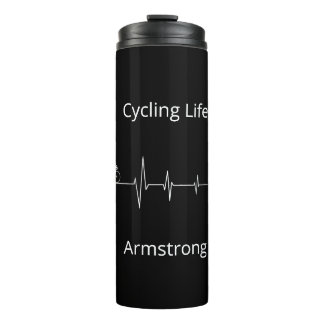 Cycling Life, Heartbeat customisable Thermal Tumbler