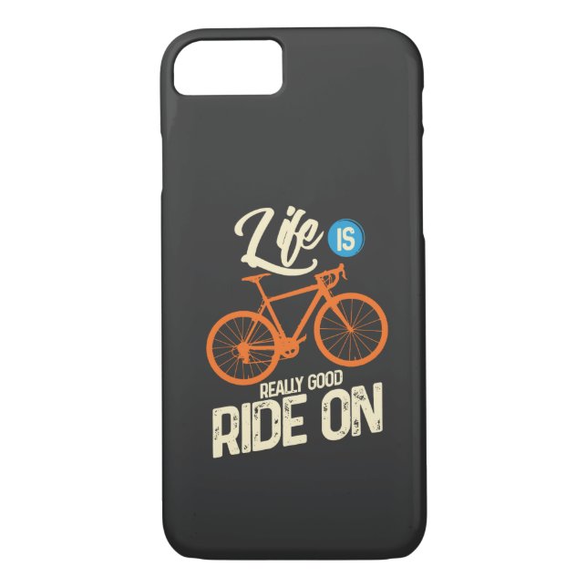 Cycling - Life Is Really Good Ride On Case-Mate iPhone Case (Back)