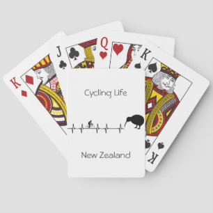 Cycling Life, New Zealand customisable Playing Cards