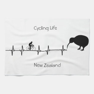 Cycling Life, New Zealand customisable Tea Towel